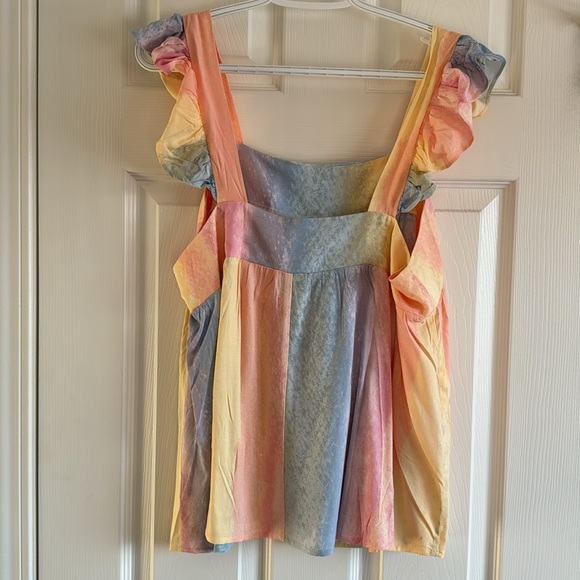 BNWT - Ruffle Detail Tank Top Blouse - Size L - Picture 4 of 5